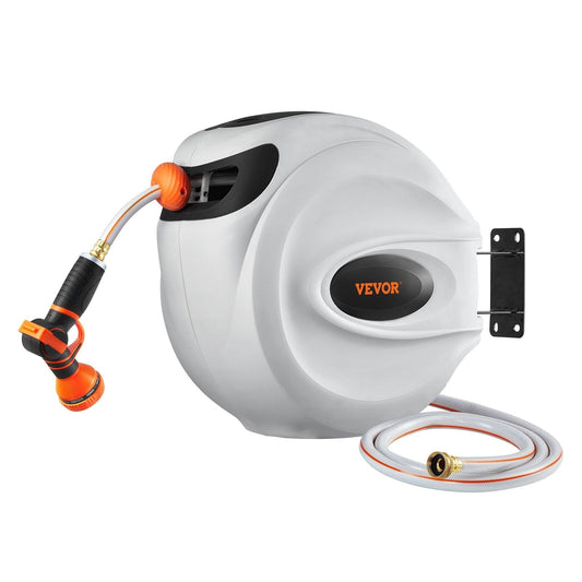 One-Touch Garden Hose Reel – Effortless Retraction – A great helper for cleaning dust and maintaining flowers and plants